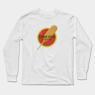 Corn dog w/ condiments Long Sleeve T-Shirt